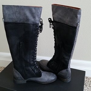 Leather Tuxedo Boots By SixtySeven